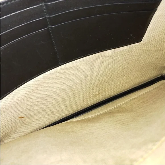 Gucci Angry Cat GG Coated Canvas Clutch Wristlet Large - Picture 9 of 16